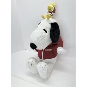 Peanuts Macy's exclusive Snoopy & Woodstock On Head Plush Stuff Toy 22" Tall